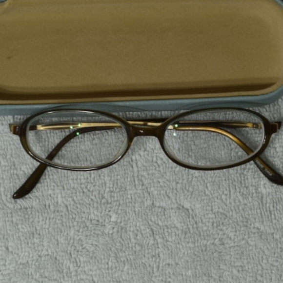 Jill Stuart Brown and Blue Rx Glasses IOC - Picture 3 of 8
